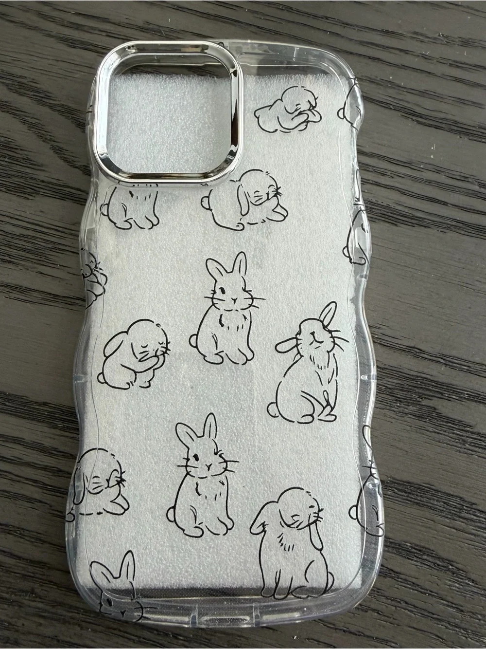 🐰Cute Clear Bunny Rabbit Phone Case for iPhone 13 Pro Max